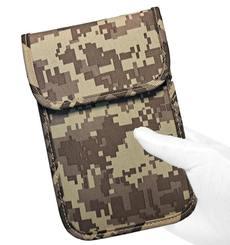 Shield My EMF™ CamoShield Faraday Signal Bag – RFID & Device Signal-Blocking Pouch