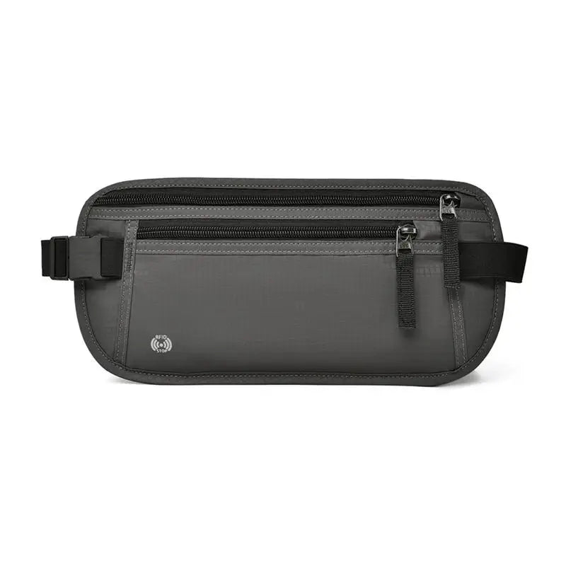 Shield My EMF™ SecureStride RFID Money Belt – Waterproof Hidden Travel Waist Pack