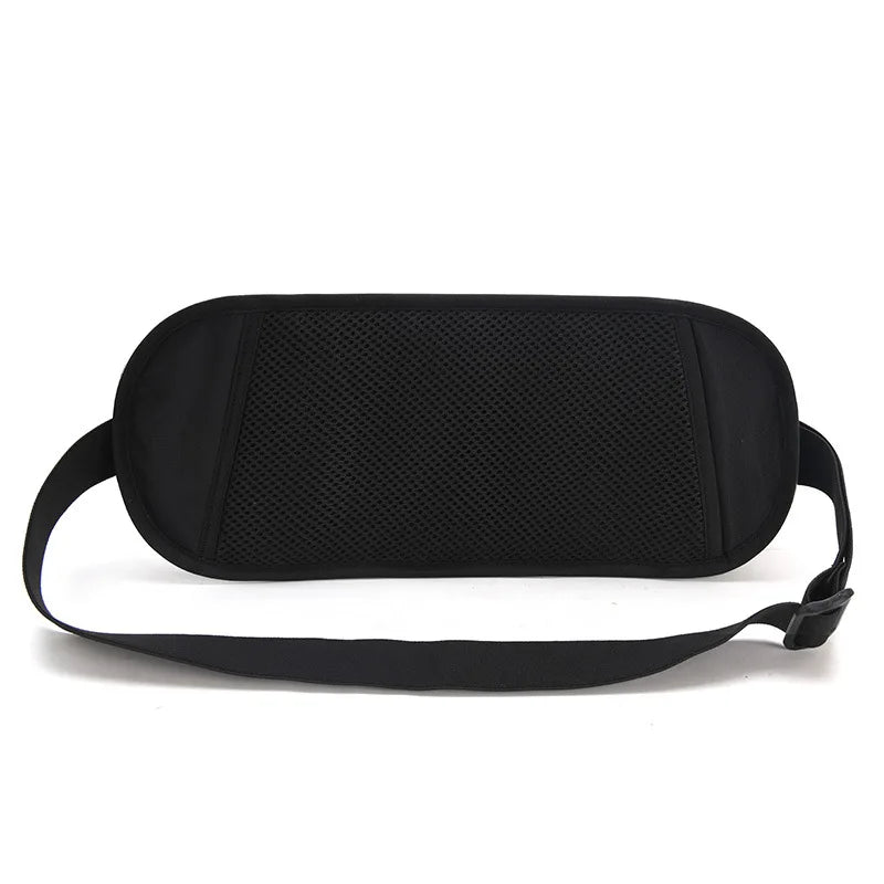 Shield My EMF™ RFID-Blocking Travel Money Belt | Waterproof Waist Pack (Fits Phone + Passport)