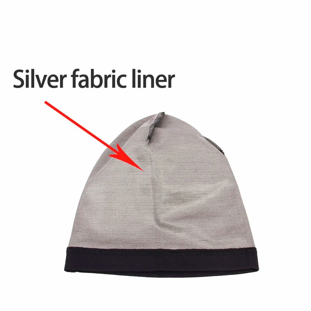 Shield My EMF™ Faraday EMF Beanie | RFID + RF Shielding Silver-Cotton Knit (50 dB)