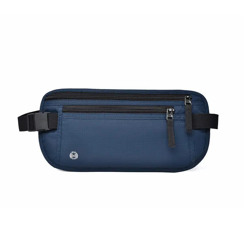 Shield My EMF™ SecureStride RFID Money Belt – Waterproof Hidden Travel Waist Pack