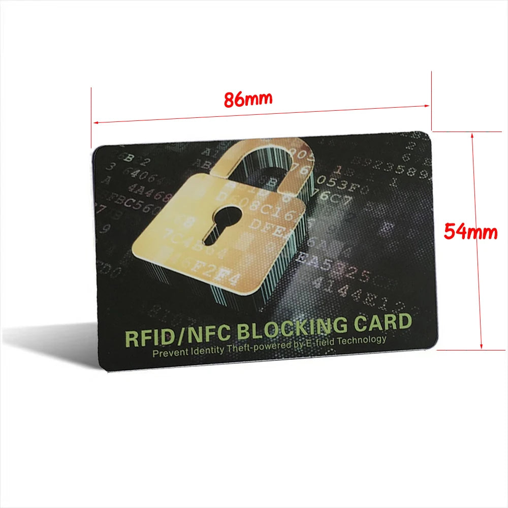 Shield My EMF™ RFID/NFC Blocking Card | Wallet Signal Jammer