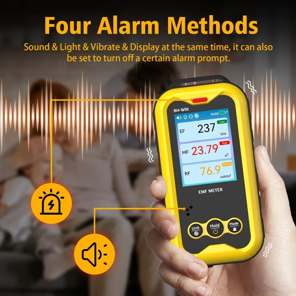 Shield My EMF™ Pro 3-in-1 EMF Meter | Electric, Magnetic & RF Radiation Detector